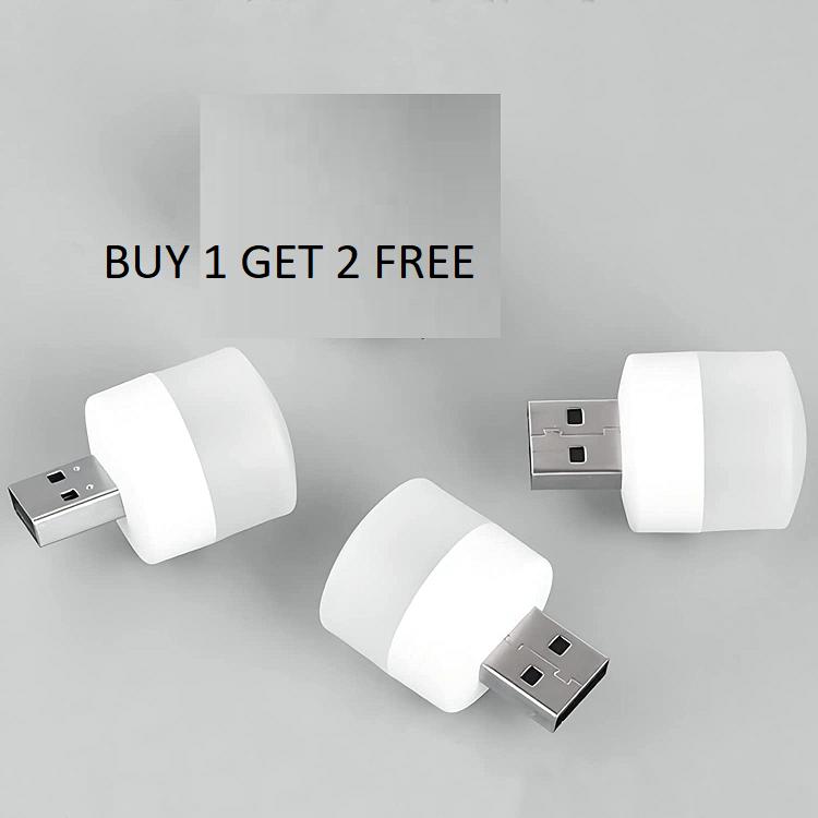 USB Night Lights LED Plug in White Buy 1 Get 2 Free