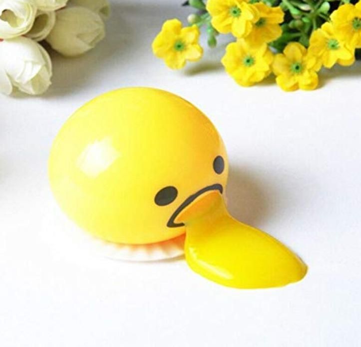 Squishy Vomitive Egg Yolk Anti Stress Reliever